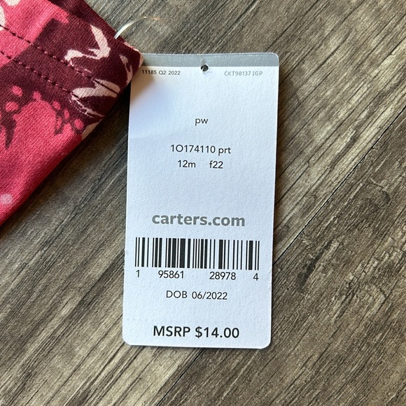 NEW Carters Fall Leaves Pattern Baby Leggings 12 Months - Picture 7 of 10